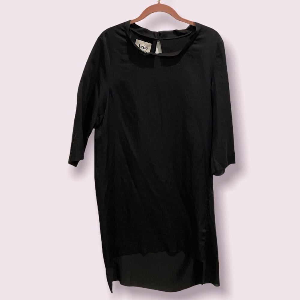 Acne Studios Asymmetrical dress with open back SZ 36 (8) EUC